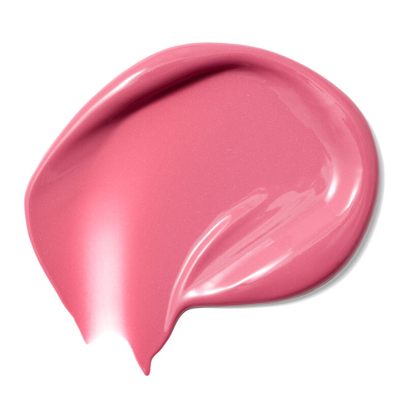 Swirling swipe of limited-edition Mary Kay Gel Cream Blush in Passionfruit against white background