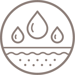 Ilustraci&oacute;n de gotas de agua que simbolizan hidrataci&oacute;n