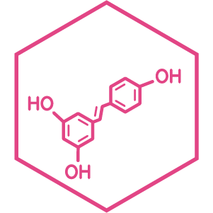 &Iacute;cono de ingrediente de Resveratrol encapsulado
